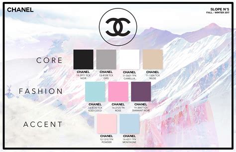 inside chanel colors|Chanel colour scheme.